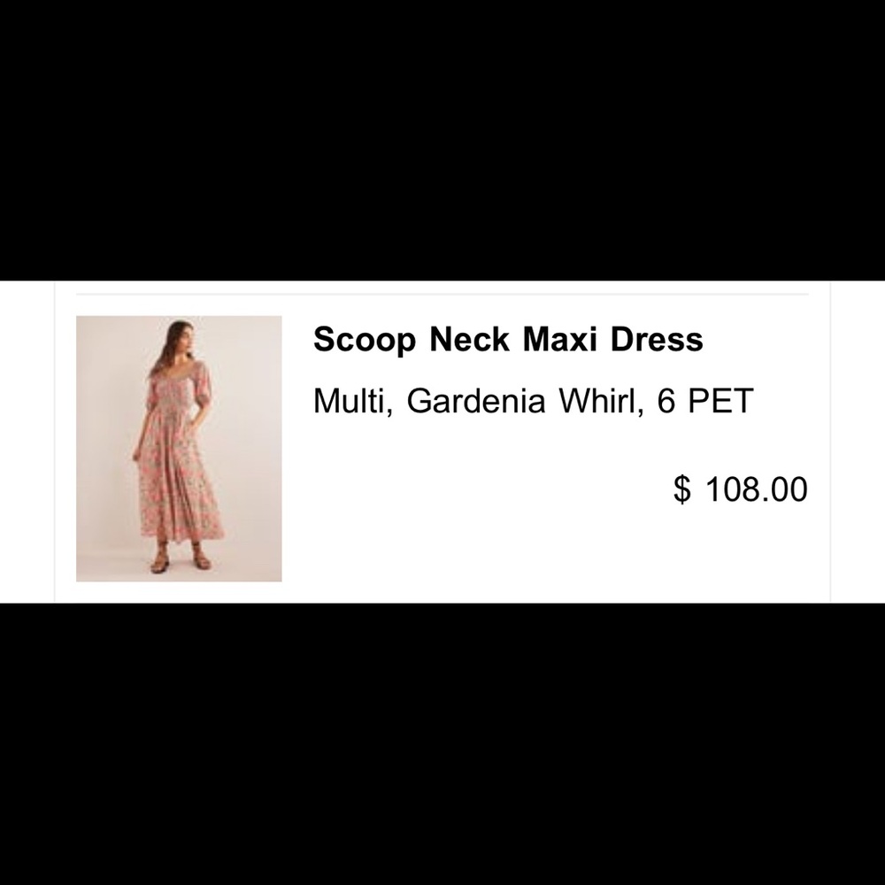 Boden Floral Maxi Dress - Pink and Cream